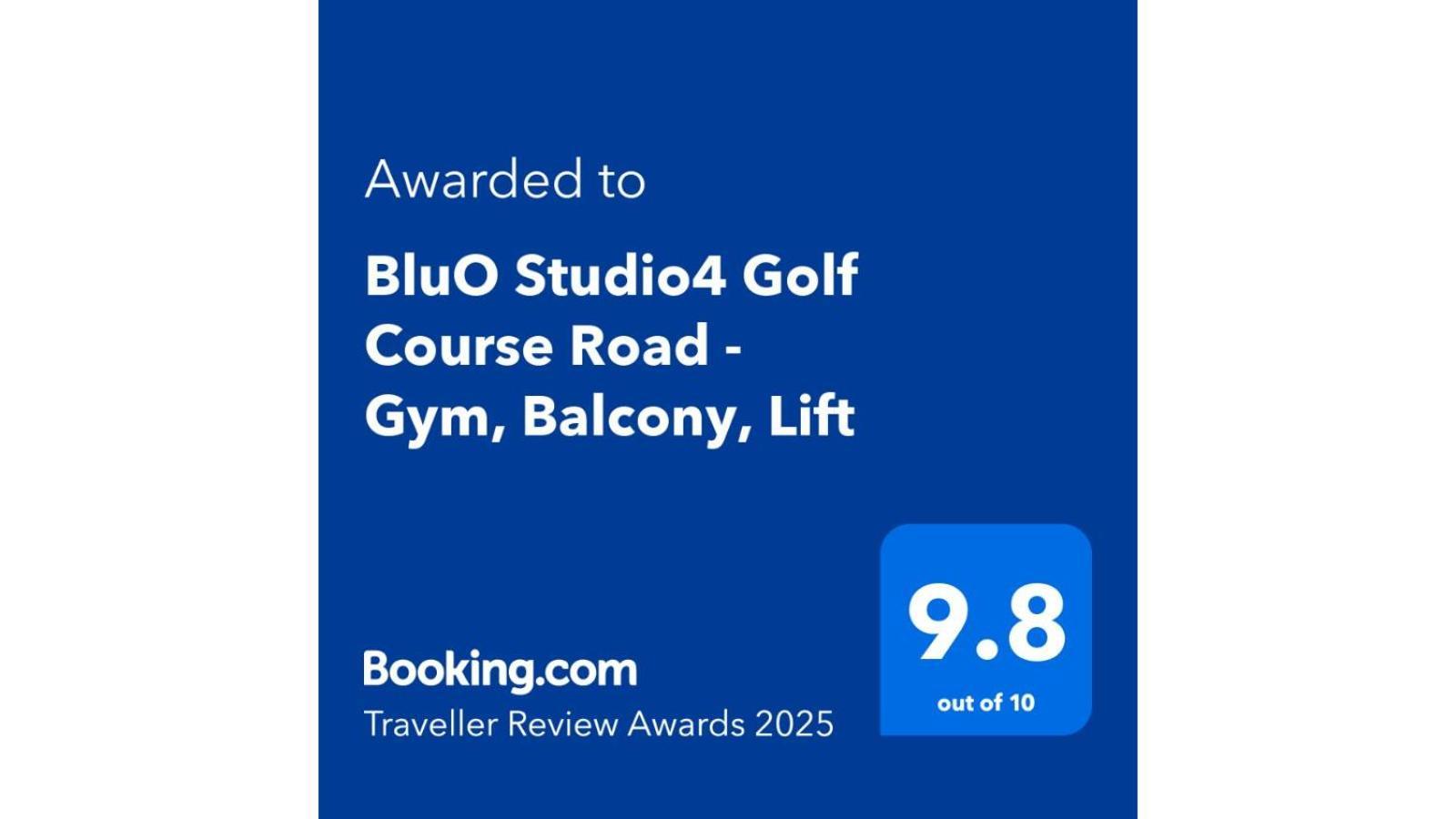Bluo Studio4 Golf Course Road - Gym, Balcony, Lift Gurgaon Exteriör bild